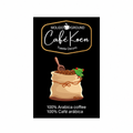Etiqueta Café Koen Blend Molido centrada con borde blanco amplio