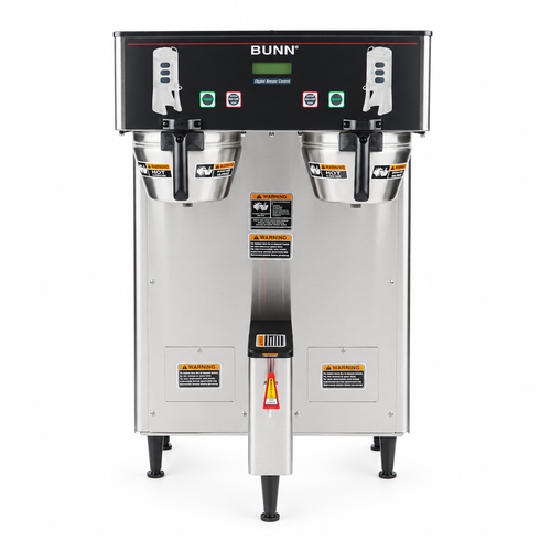 Cafetera Bunn BrewWISE ThermoFresh DBC sobre fondo blanco